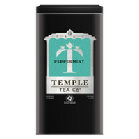 Temple Tea Co Peppermint Tea Storage Tin
