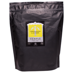 Temple Tea Co Lemongrass & Ginger Pyramid Teabags - 100pk